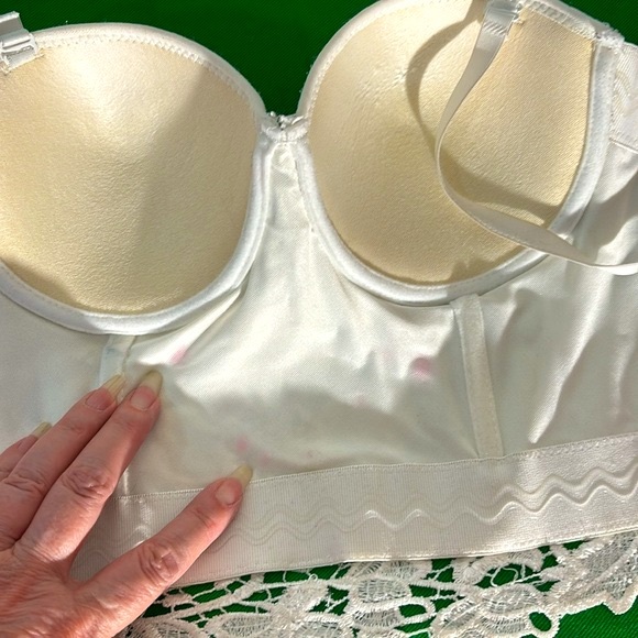 Lydia cream and mint lace bustier top 🎁 - Picture 8 of 9